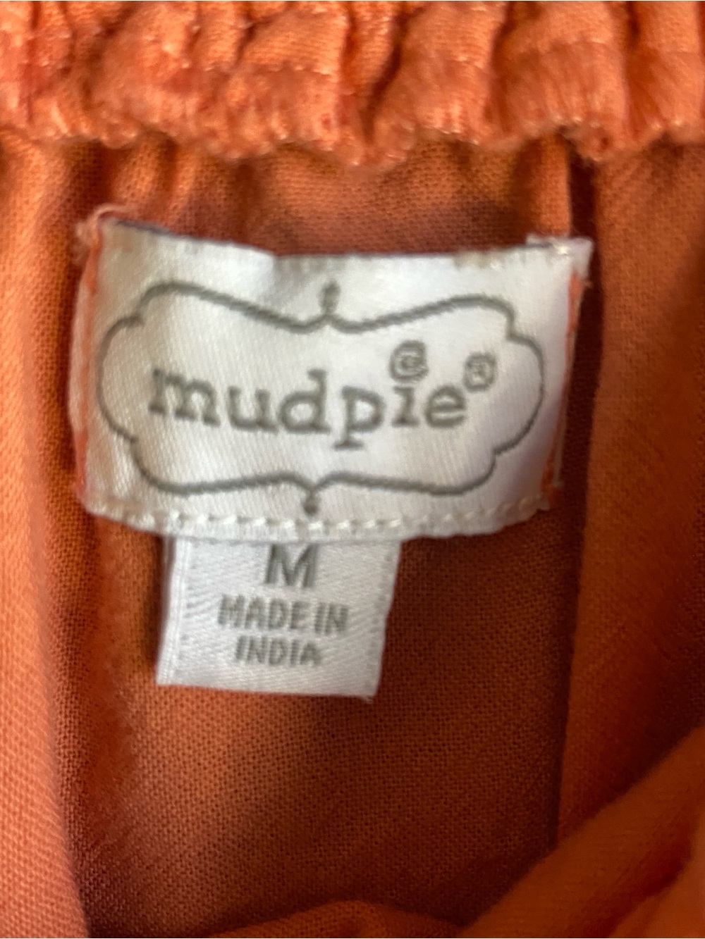 Mudpie | Coral Tiered Babydoll Boho Summer Dress | Size M - Picture 3 of 4